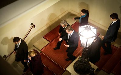 Am 26. November 2015 empfing Bundeskanzler Werner Faymann (l.) den britischen Premierminister David Cameron (r.) zu einem Arbeitsgespr&auml;ch.