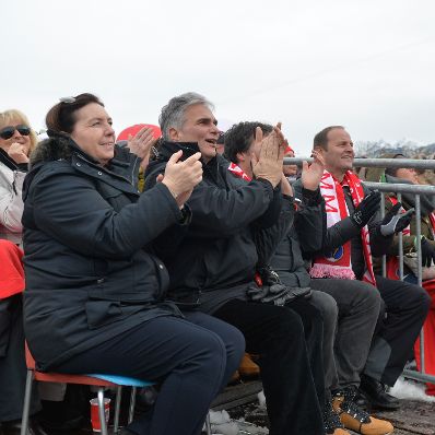 Am 24. J&auml;nner 2016 besuchte Bundeskanzler Werner Faymann gemeinsam mit Ehefrau Martina den Ski-Weltcup Slalom der Herren in Kitzb&uuml;hel.
