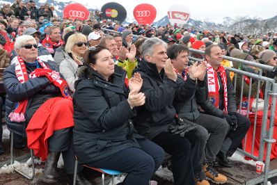 Am 24. J&auml;nner 2016 besuchte Bundeskanzler Werner Faymann gemeinsam mit Ehefrau Martina den Ski-Weltcup Slalom der Herren in Kitzb&uuml;hel.