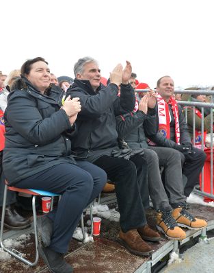 Am 24. J&auml;nner 2016 besuchte Bundeskanzler Werner Faymann gemeinsam mit Ehefrau Martina den Ski-Weltcup Slalom der Herren in Kitzb&uuml;hel.