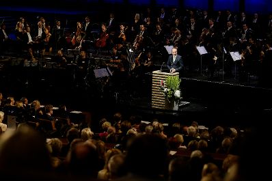Am 28. Juli 2016 fand in der Felsenreitschule der Festakt anl&auml;sslich der Er&ouml;ffnung der 96. Salzburger Festspiele statt. Im Bild Kunst- und Kulturminister Thomas Drozda bei der Er&ouml;ffnungsrede.