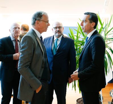 Am 5. Oktober 2016 traf Bundeskanzler Christian Kern die &ouml;sterreichischen Abgeordneten zum Europ&auml;ischen Parlament in Stra&szlig;burg.