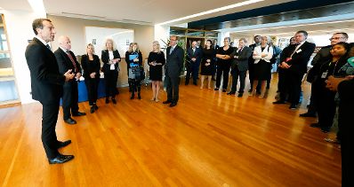 Am 5. Oktober 2016 traf Bundeskanzler Christian Kern die &ouml;sterreichischen Abgeordneten zum Europ&auml;ischen Parlament in Stra&szlig;burg.