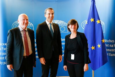 Am 5. Oktober 2016 traf Bundeskanzler Christian Kern die &ouml;sterreichischen Abgeordneten zum Europ&auml;ischen Parlament in Stra&szlig;burg.