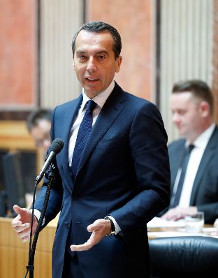 Am 6. Oktober 2016 sprach Bundeskanzler Christian Kern (im Bild) bei der Aktuellen Stunde im Bundesrat im Parlament.