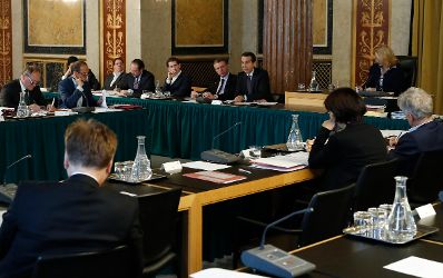 Am 19. Oktober 2016 sprach Bundeskanzler Christian Kern (im Bild) beim EU-Hauptausschuss im Parlament.