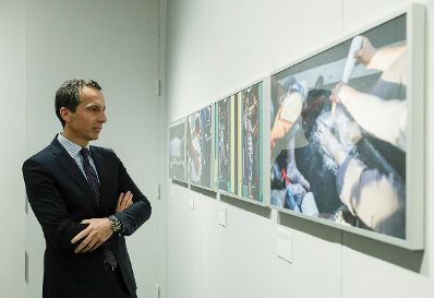 Am 19. Oktober 2016 er&ouml;ffnete Bundeskanzler Christian Kern die Ausstellung Ungarn 56 im Westlicht.