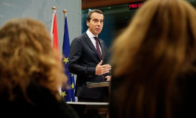 Von 20. bis 21. Oktober 2016 fand in Br&uuml;ssel der Europ&auml;ische Rat der Staats- und Regierungschefs statt. Im Bild Bundeskanzler Christian Kern bei der Pressekonferenz nach dem Europ&auml;ischen Rat.