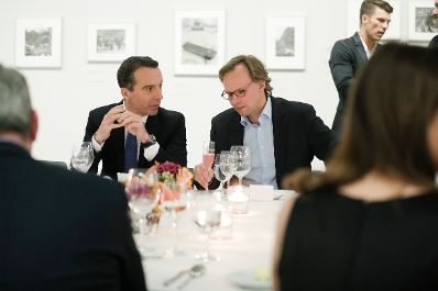 Am 2. November 2016 nahm Bundeskanzler Christian Kern (l.) am "Digital Thinkers Lab" teil.