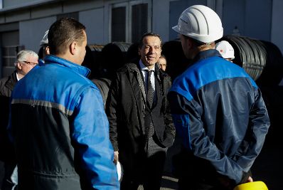 Am 12. Dezember 2016 besuchte Bundeskanzler Christian Kern (im Bild) den Betrieb Stahl Judenburg.
