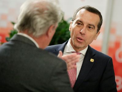 Am 15. Dezember 2016 fand in Br&uuml;ssel der Europ&auml;ische Rat der Staats- und Regierungschefs statt. Im Bild Bundeskanzler Christian Kern.