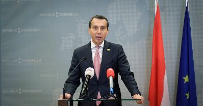 Am 15. Dezember 2016 fand in Br&uuml;ssel der Europ&auml;ische Rat der Staats- und Regierungschefs statt. Im Bild Bundeskanzler Christian Kern bei der Pressekonferenz nach dem Europ&auml;ischen Rat.