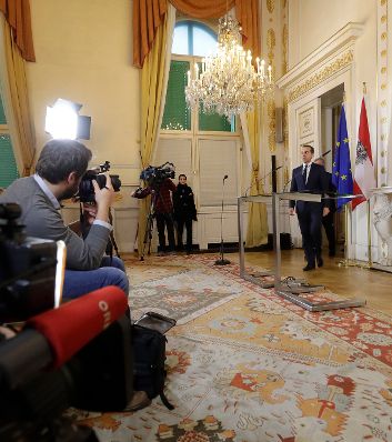 Am 20. Dezember 2016 gab Bundeskanzler Christian Kern (im Bild) ein Pressestatement zu den tragischen Ereignissen in Berlin.