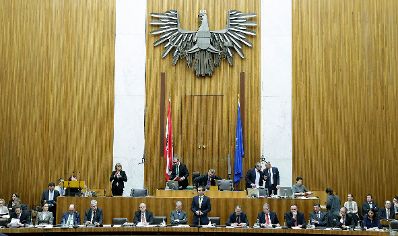 Am 31. J&auml;nner 2017 stellte Bundeskanzler Christian Kern im Nationalrat im Parlament das Arbeitsprogramm der Bundesregierung vor.