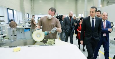 Am 22. Februar 2017 besuchte Bundeskanzler Christian Kern die Firma F. LIST GMBH in Thomasberg.