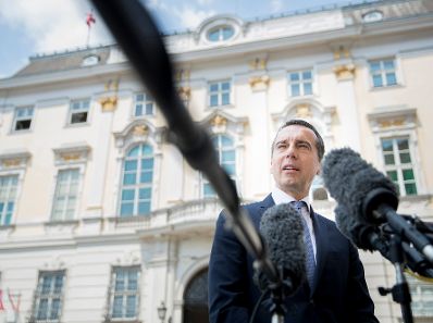 Am 21. Juni 2017 gab Bundeskanzler Christian Kern ein Pressestatement zum Besch&auml;ftigungsbonus ab.