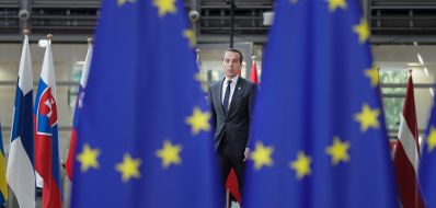Am 22. Juni 2017 begann in Br&uuml;ssel der zweit&auml;gige Europ&auml;ische Rat der Staats- und Regierungschefs. Im Bild Bundeskanzler Christian Kern am Weg zum Pressestatement.