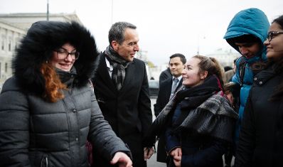Am 13. November 2017 fand der Gedenktag zur Gr&uuml;ndung der Republik statt. Im Bild Bundeskanzler Christian Kern (m.r.).