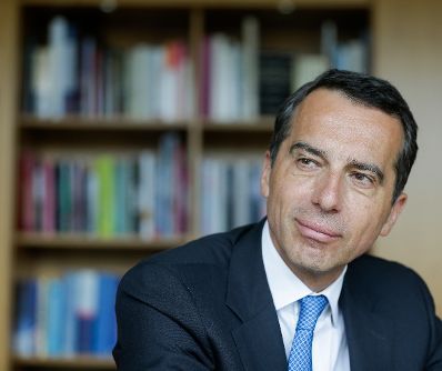 Christian Kern; Bundeskanzler der Republik &Ouml;sterreich vom 17. Mai 2016 bis 18. Dezember 2017.