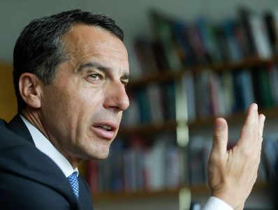 Christian Kern; Bundeskanzler der Republik &Ouml;sterreich vom 17. Mai 2016 bis 18. Dezember 2017.