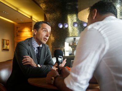 Christian Kern; Bundeskanzler der Republik &Ouml;sterreich vom 17. Mai 2016 bis 18. Dezember 2017.