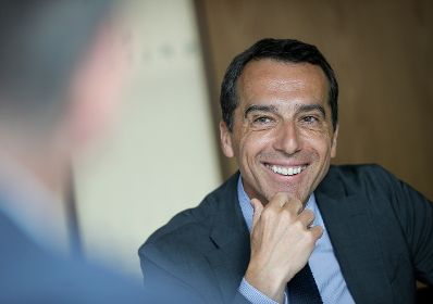 Christian Kern; Bundeskanzler der Republik &Ouml;sterreich vom 17. Mai 2016 bis 18. Dezember 2017.