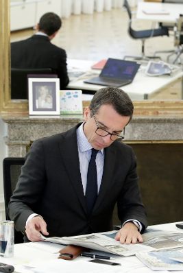 Christian Kern; Bundeskanzler der Republik &Ouml;sterreich vom 17. Mai 2016 bis 18. Dezember 2017.