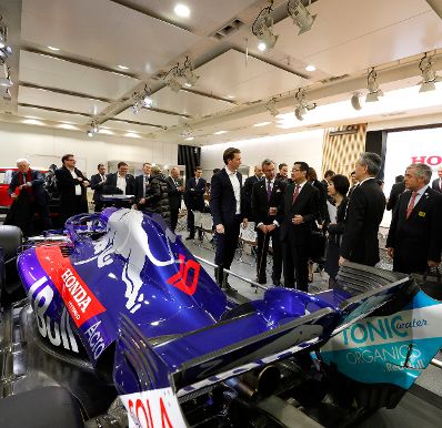 Am 15. Februar 2019 besuchte Bundeskanzler Sebastian Kurz (im Bild) im Rahmen seiner Japanreise gemeinsam mit Bundesminister Norbert Hofer den japanischen Motorenhersteller Honda.