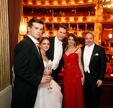 Am 28. Februar 2019 besuchte Bundeskanzler Sebastian Kurz den Wiener Opernball.