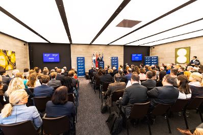 Am 21. M&auml;rz 2019 nahm Bundeskanzler Sebastian Kurz an der Veranstaltung der AJC mit der europ&auml;ischen j&uuml;dischen Gemeinde teil.