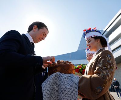 Am 28. M&auml;rz 2019 fand die Arbeitsreise von Bundeskanzler Sebastian Kurz (l.) in Minsk statt.