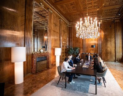 Am 01. April 2019 empfing Bundeskanzler Sebastian Kurz die Bundessch&uuml;lervertreterung im Bundeskanzleramt.