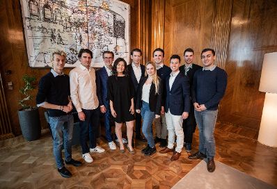 Am 01. April 2019 empfing Bundeskanzler Sebastian Kurz die Bundessch&uuml;lervertreterung im Bundeskanzleramt.