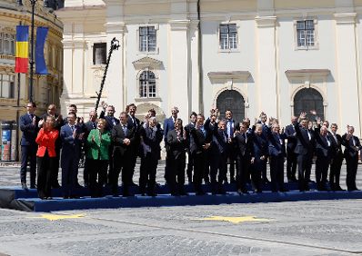 Am 9. Mai 2019 nahm Bundeskanzler Sebastian Kurz am EU-Gipfel in Sibiu teil.