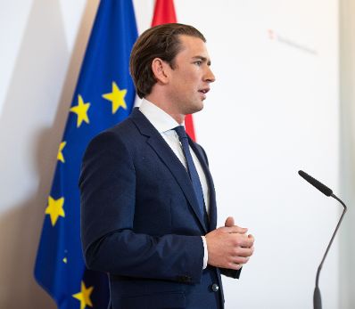 Am 20. Mai 2019 gab Bundeskanzler Sebastian Kurz eine Pressekonferenz zur aktuellen politischen Lage.