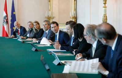 Am 22. Mai 2019 fand der erste Ministerrat der neuen Bundesregierung statt.