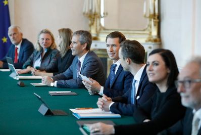 Am 22. Mai 2019 fand der erste Ministerrat der neuen Bundesregierung statt.