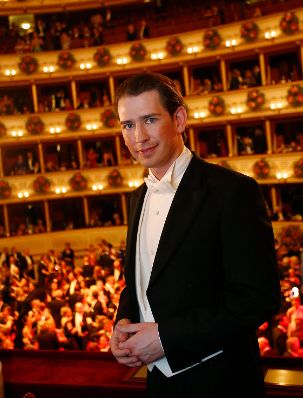 Am 8. Februar 2018 besuchte Bundeskanzler Sebastian Kurz (im Bild) den Wiener Opernball.