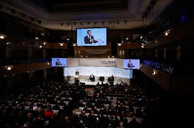 Am 17. Februar 2018 besuchte Bundeskanzler Sebastian Kurz (im Bild) die M&uuml;nchner Sicherheitskonferenz.