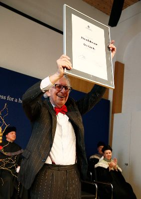 Am 24. April 2018 wurde dem Nobelpreistr&auml;ger Eric Kandel (im Bild) das Ehrendoktorat der Medizinischen Universit&auml;t Wien verliehen.