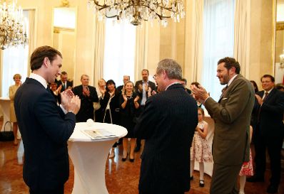 Am 24. Mai 2018 verabschiedete Bundeskanzler Sebastian Kurz den ehemaligen Pr&auml;sidenten der Wirtschaftskammer &Ouml;sterreichs Christoph Leitl von seinem Amt.