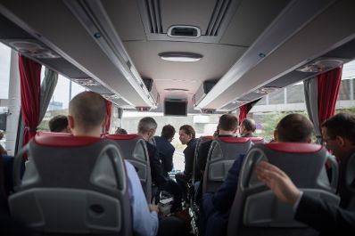 Am 20. Juni 2018 reiste Bundeskanzler Sebastian Kurz zum Ministerrat nach Linz.