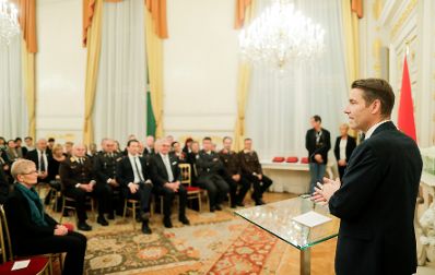 Am 5. Dezember 2018 verlieh Bundeskanzler Sebastian Kurz das Bundes-Ehrenzeichen an Personen, die durch ehrenamtliche, unentgeltliche Leistungen im Rahmen von Freiwilligen-Organisationen und Freiwilligen-Initiativen auf Gebieten, die Bundessache betreffen, Verdienste erbracht haben. Im Bild Generalsekret&auml;r Dieter Kandlhofer (r.).