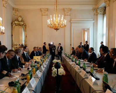 Am 17. Dezember 2018 empfing Bundeskanzler Sebastian Kurz den Pr&auml;sidenten der Arabischen Republik &Auml;gypten Abdel Fattah Al-Sisi anl&auml;sslich des EU-Afrika-Forums im Bundeskanzleramt.