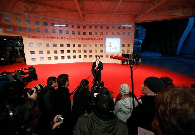 Am 18. Dezember 2018 nahm Bundeskanzler Sebastian Kurz (im Bild) am &quot;Hochrangigen Forum Afrika‑Europa&quot; teil.