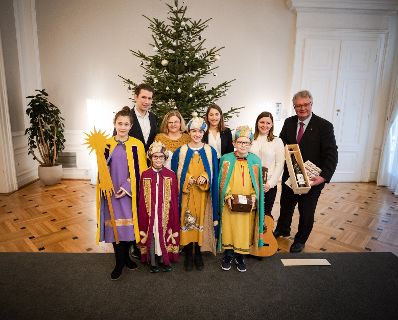 Am 28. Dezember 2018 empfing Bundeskanzler Sebastian Kurz Sternsinger im Bundeskanzleramt.