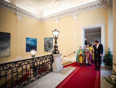 Am 28. Dezember 2018 empfing Bundeskanzler Sebastian Kurz Sternsinger im Bundeskanzleramt.