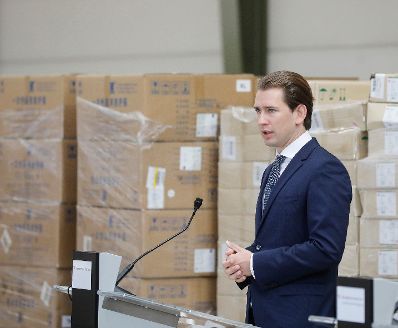 Am 15. September 2020 besuchten Bundeskanzler Sebastian Kurz (im Bild) und Bundesministerin Klaudia Tanner die Heeresmunitionsanstalt Grossmittel.