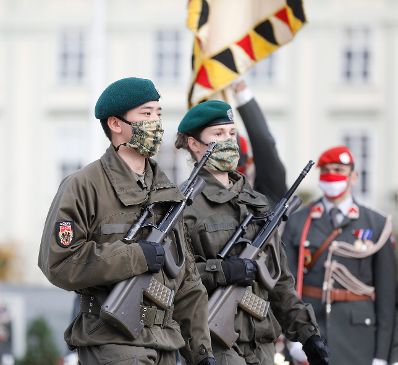 Am 26. Oktober 2020 hielt Bundeskanzler Sebastian Kurz im Rahmen der Angelobung der Rekrutinnen und Rekruten des &ouml;sterreichischen Bundesheeres auf dem Wiener Heldenplatz eine Rede zum &Ouml;sterreichischen Nationalfeiertag.