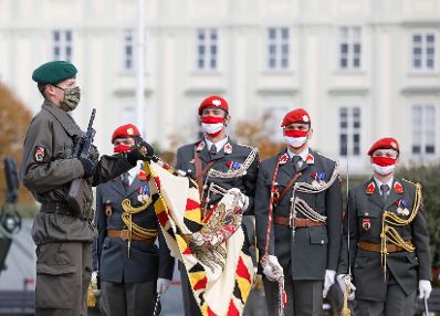 Am 26. Oktober 2020 hielt Bundeskanzler Sebastian Kurz im Rahmen der Angelobung der Rekrutinnen und Rekruten des &ouml;sterreichischen Bundesheeres auf dem Wiener Heldenplatz eine Rede zum &Ouml;sterreichischen Nationalfeiertag.